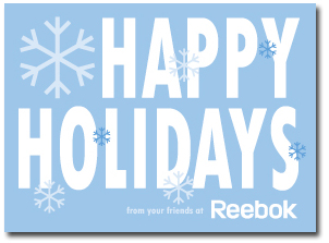 Reebok Holiday Card 2